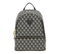 GUESS Sac à dos noir gris pour femme - Follie Travel Small Backpack Black Logo 315257