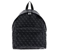 GUESS Sac à dos noir gris pour homme - Venezia Backpack Front Pocket Dark Black 249365