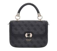 GUESS Sac à épaule anthracite noir pour femme - Orlina Logo Top Handle Flap Bag Coal Logo 292826