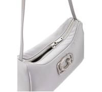 GUESS Sac à épaule argent pour femme - Prue Mini Top Zip Shoulder Bag 310597