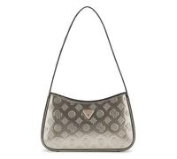 GUESS Sac à épaule argenté pour femme - Arnela Top Zip Shoulder Bag Pewter Logo 304733