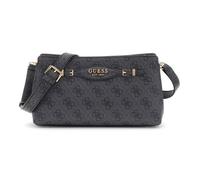 GUESS Sac à épaule bandoulière anthracite noir pour femme - Katya Crossbody Top Zip Coal Logo 311451