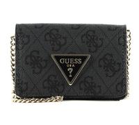 GUESS Sac à épaule bandoulière anthracite noir pour femme - Meridian SLG Micro Mini Bag Coal Logo 236745