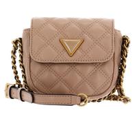GUESS Sac à épaule bandoulière beige pour femme - Giully Micro Mini Flap 217198