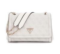 GUESS Sac à épaule bandoulière beige pour femme - Noelle Girlfriend Satchel Bone Logo 308877