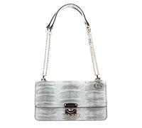 GUESS Sac à épaule bandoulière blanc gris pour femme Eliette Logo Convertible Xbody Flap Natural 266210
