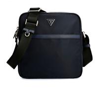 GUESS Sac à épaule bandoulière bleu pour homme - Certosa Smart Top Zip Xbody Flat 172165