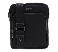 GUESS sac à épaule bandoulière Boston Crossbody Flat Dark Black noir