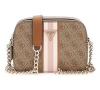 GUESS Sac à épaule bandoulière brun clair beige pour femme - Noelle Crossbody Camera Bag Latte Logo 288191