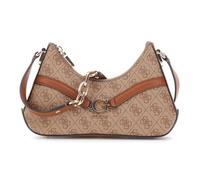 GUESS Sac à épaule bandoulière brun clair marron pour femme - Dea Crossbody Top Zip Latte Logo 326166