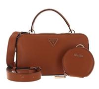 GUESS Sac à épaule bandoulière brun clair pour femme - Eco Alexie Crossbody Top Zip Cognac 207578