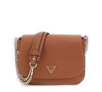 GUESS Sac à épaule bandoulière brun clair pour femme - Fedora Flap Shoulder Bag Cognac 290442