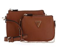 GUESS Sac à épaule bandoulière brun clair pour femme - Noelle Double Pouch Crossbody Light Cognac 217605