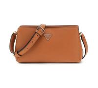 GUESS Sac à épaule bandoulière brun clair pour femme - Talent Crossbody Top Zip Caramel 309947