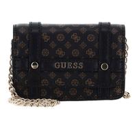 GUESS Sac à épaule bandoulière brun foncé brun clair pour femme - Emilee Micro Mini Bag Mocha Logo 251485