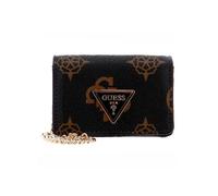 GUESS Sac à épaule bandoulière brun foncé brun clair pour femme - Meridian Micro Mini Mocha Logo 241435