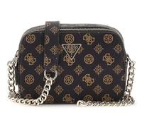 GUESS Sac à épaule bandoulière brun foncé brun clair pour femme - Noelle Crossbody Camera Bag Mocha Logo 294768