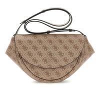 GUESS sac à épaule bandoulière Coleen Logo Convertible Xbody Bag Latte Logo marron clair
