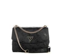 Guess Sac porté épaule Cresidia convertible bandoulière rabat logo Noir Femme