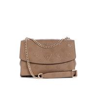 GUESS sac à épaule bandoulière Cresidia II Convertible Xbody Flap Bag Dark Taupe Logo