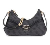 GUESS sac à épaule bandoulière Dea Crossbody Top Zip Coal Logo gris foncé