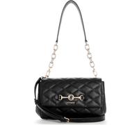 GUESS sac à épaule bandoulière Frances Flap Shoulder Bag Black noir