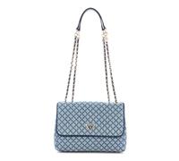GUESS sac à épaule bandoulière Giully II 2 Compartment Convertible Flap Denim bleu