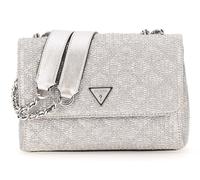 GUESS sac à épaule bandoulière Giully II Compound Convertible Flap Bag Silber argenté