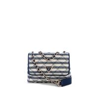 Guess – Sac bandoulière Giully II Mini – 2 compartiments, rabat convertible – Navy Multi