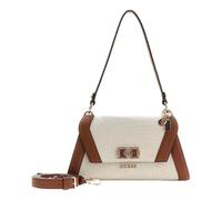 GUESS sac à épaule bandoulière Karnilla Flap Shoulder Bag Natural/Cognac beige