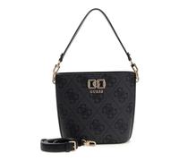 GUESS sac à épaule bandoulière Karnilla Logo Bucket Coal Logo gris foncé