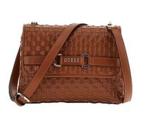GUESS Sac à épaule bandoulière marron pour femme Maika Crossbody Flap Cognac 274399