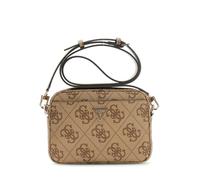 GUESS sac à épaule bandoulière Meridian II Camera Bag Latte Logo marron clair