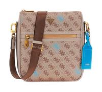 GUESS sac à épaule bandoulière Milano Crossbody Bag 2 Beige/Blue marron clair