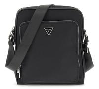 GUESS sac à épaule bandoulière Milano Top Zip Xbody With Front Pocket Black