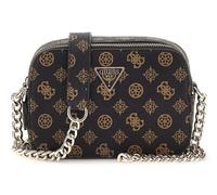 GUESS sac à épaule bandoulière Noelle Crossbody Camera Bag Mocha Logo