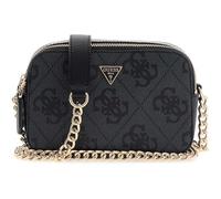 GUESS sac à épaule bandoulière Noelle II Crossbody Camera Bag Coal Logo gris foncé