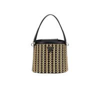 GUESS Sac à épaule bandoulière noir beige pour femme - Atalia Crossbody Bucket Bag Natural / Black 300365
