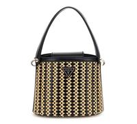 GUESS Atalia Crossbody Bucket Bag Natural/Black