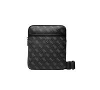 GUESS Sac à épaule bandoulière noir gris foncé pour homme - Vezzola Smart Crossbody Flat Bag Dark Black 201682