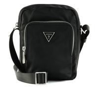 GUESS Sac à épaule bandoulière noir pour femme et homme - Certosa Nylon Eco Crossbody Double Pocket 249479