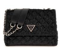 GUESS Sac à épaule bandoulière noir pour femme - Giully 2 Compartment Convertible Flap 286469