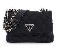 GUESS Sac à épaule bandoulière noir pour femme - Giully Mini 2 Compartment Flap Bag 297228