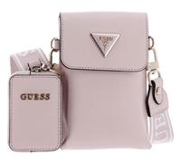 GUESS Sac à épaule bandoulière rose pour femme - Latona Flap Chit Chat Phone Bag Light Rose 248691