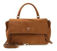 GUESS sac à épaule bandoulière sac à main Devon Top Handle Flap Cognac brun