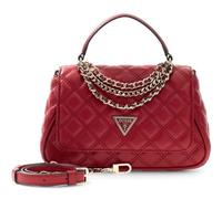 GUESS sac à épaule bandoulière sac à main Giully II Top Handle Flap Bag Dark Cherry rouge foncé