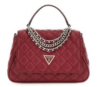 GUESS sac à épaule bandoulière sac à main Giully II Top Handle Flap Bag Red rouge foncé