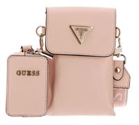 GUESS Sac à épaule bandoulière saumon pour femme Latona Flap Chit Chat Phone Bag Light Peach 266200