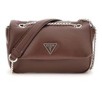 GUESS sac à épaule bandoulière Sunetra Mini Convertible Crossbody Flap Espresso marron foncé