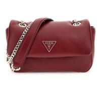GUESS sac à épaule bandoulière Sunetra Mini Convertible Crossbody Flap Red rouge foncé
